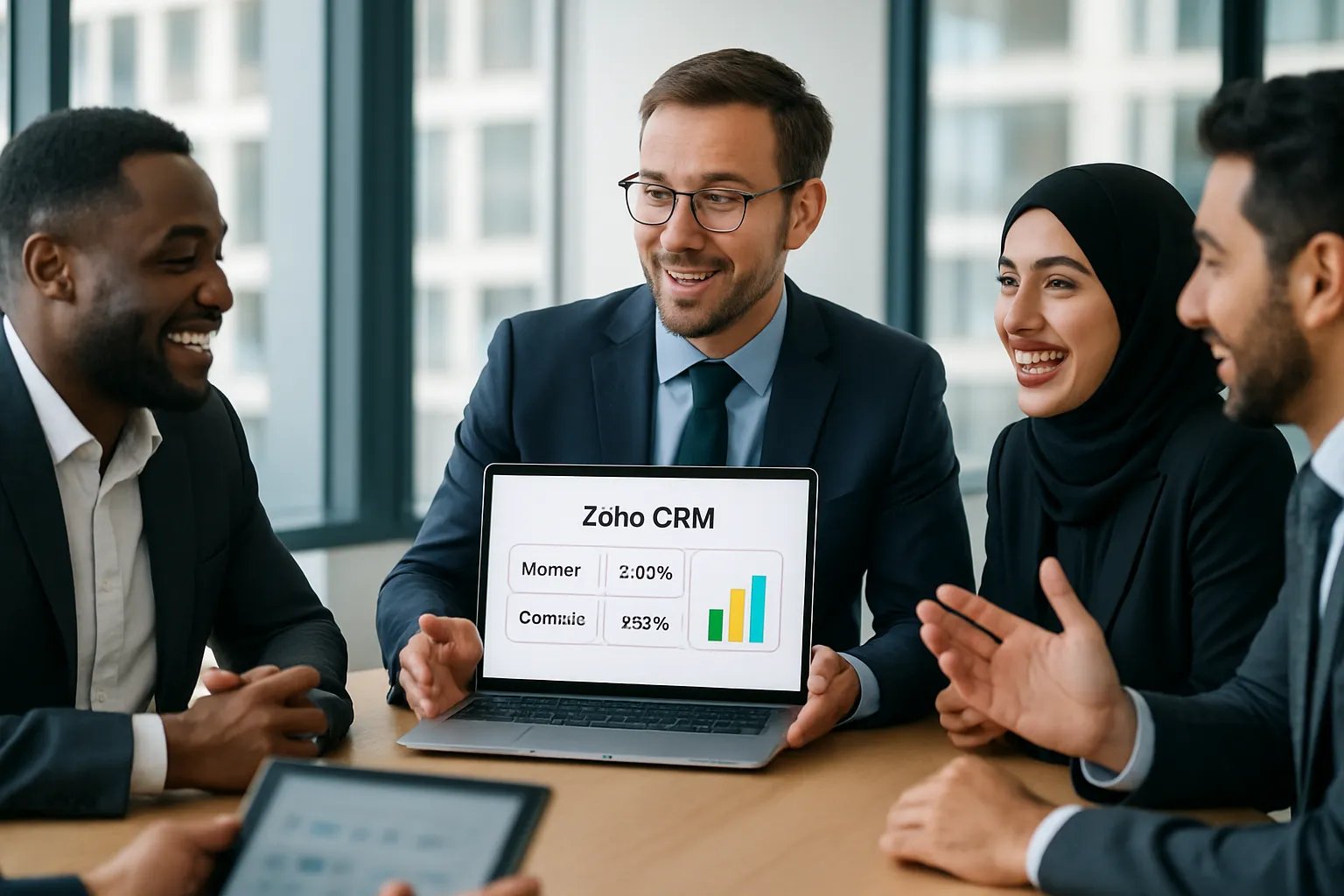 أطلق العنان لقوة Zoho CRM مع Wanas Apps