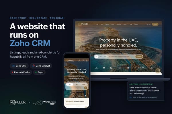 Republik Case Study: A CRM-Driven Website and AI Concierge for an Abu Dhabi Real Estate Firm
